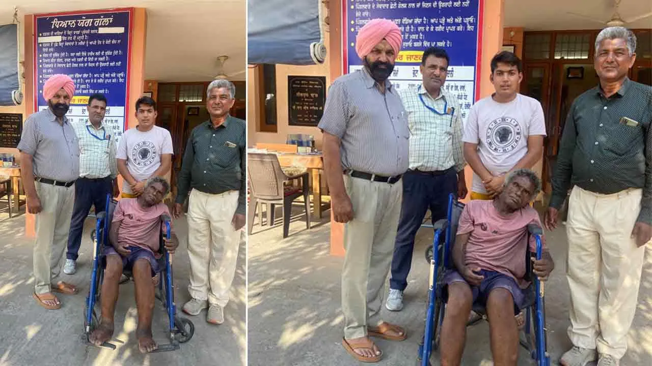 मानसिक परेशान व्यक्ति के लिए फरिश्ता बने डेरा अनुयायी