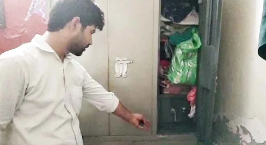 तीन दिन से सूने पड़े मकान से सोने-चांदी के जेवरात, नकदी चोरी