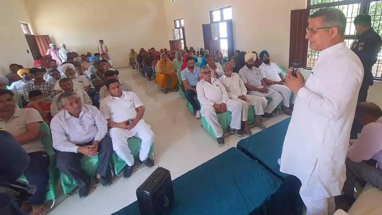 अंबाला शहर में प्रधान मंत्री नरेंद्र मोदी की रैली होगी ऐतिहासिक: कृषि मंत्री कंवर पाल गुर्जर