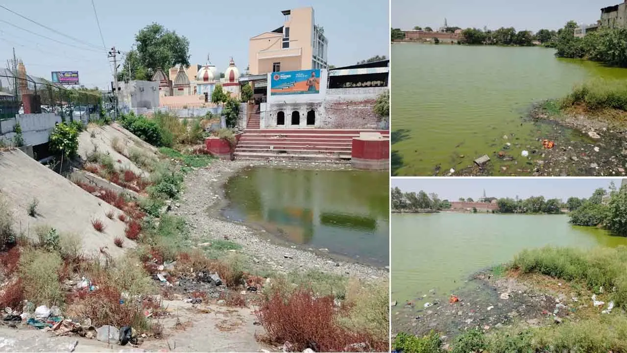 बिद्क्यार झील में सफाई की दरकार, पानी की मात्रा भी हुई कम