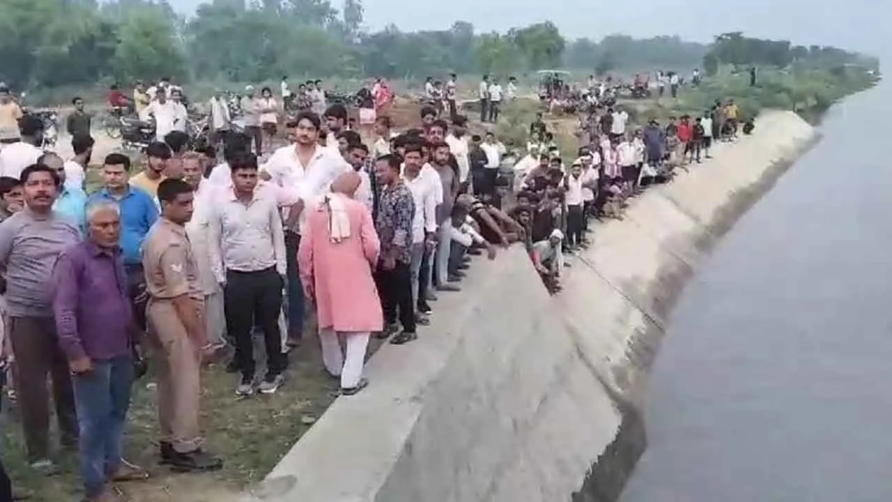 खुर्जा में मुंडाखेडा नहर में जीजा-साला डूबे