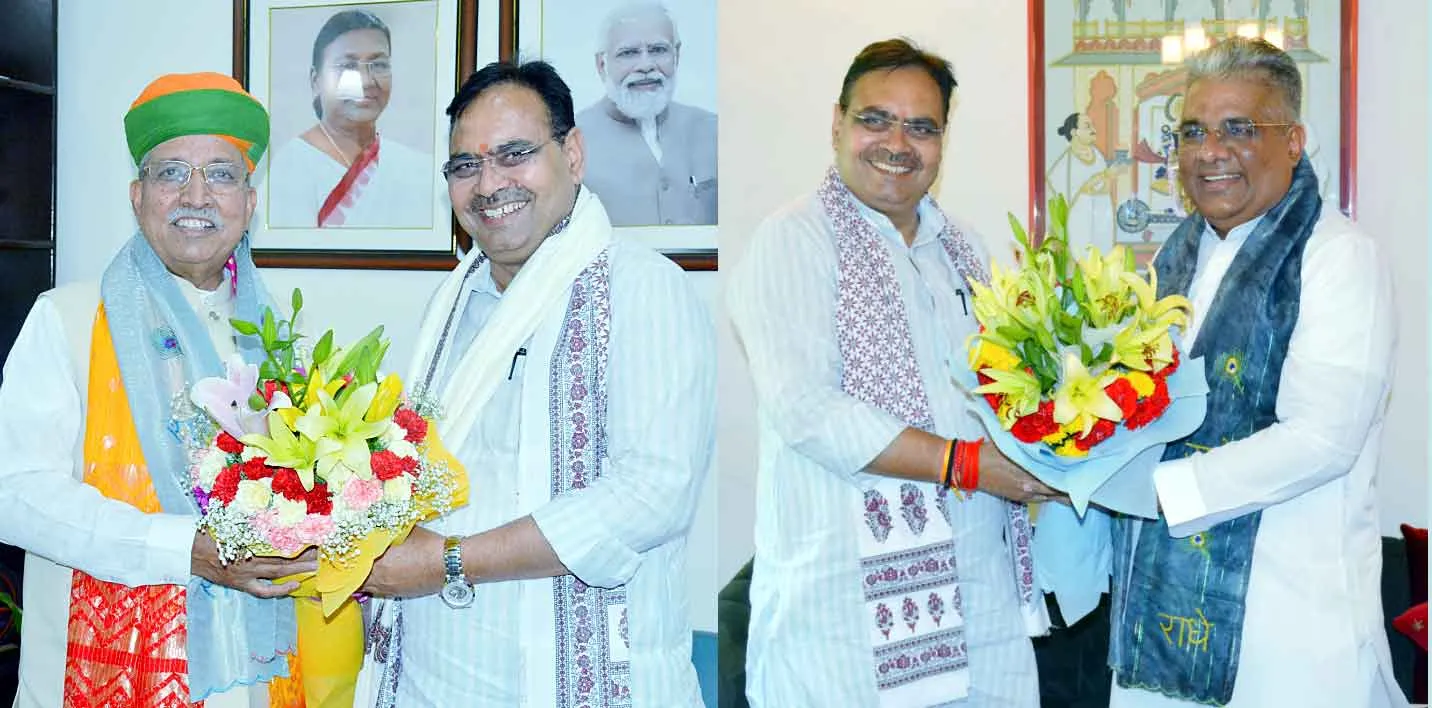 Modi 3.0 Cabinet Ministers: मुख्यमंत्री भजनलाल शर्मा ने दी केंद्रीय मंत्रियों को बधाईयां