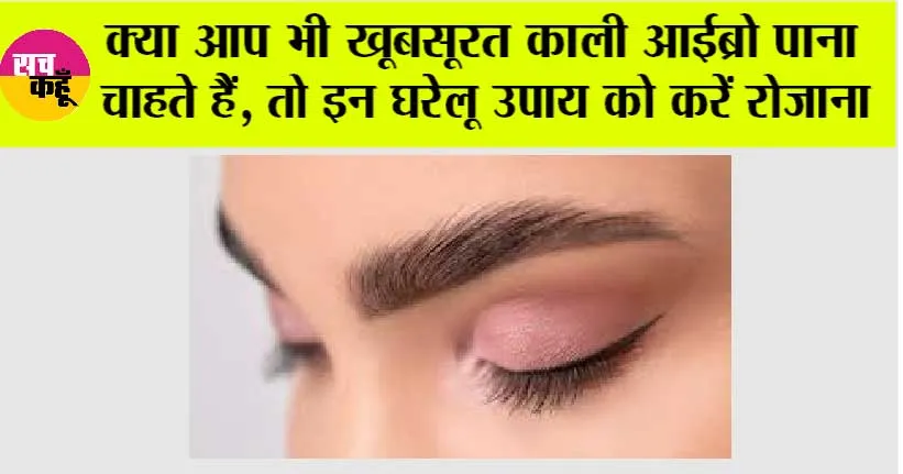 Eyebrow Tips: क्या आपकी भी हैं काली और खूबसूरत आईब्रो पाने की इच्छा, तो अपनाएं ये घरेलू उपाय, 2 से 3 हफ्तों में ही दिखाई देने लगेगा रिजल्ट!
