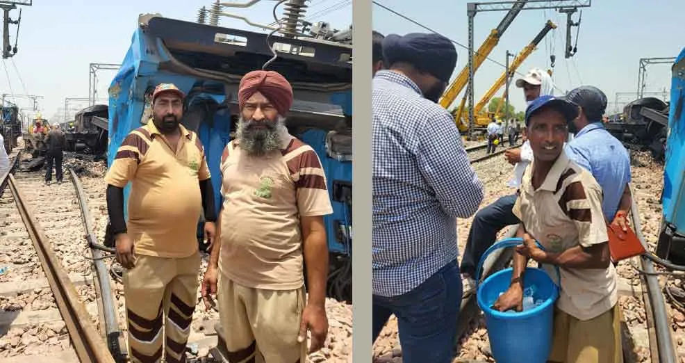 Fatehgarh Sahib Train Accident : फतेहगढ़ साहिब में बड़ा रेल हादसा, बचाव कार्य में जुटे शाह सतनाम जी ग्रीन एस वैल्फेयर फोर्स विंग के सेवादार