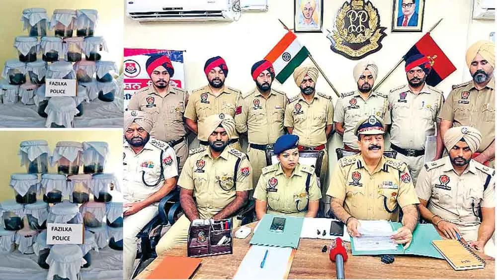 Punjab Police: 66 किलो अफीम व 44 हजार की ड्रग मनी सहित दो काबू
