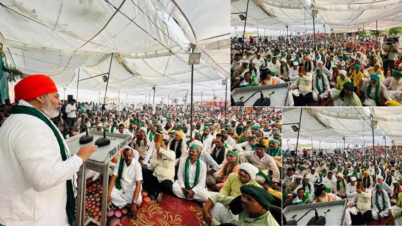 किसान आज संघर्ष के दौर से गुजर रहा, संगठित होकर इस लड़ाई को जीता जा सकता है: चौ राकेश टिकैत