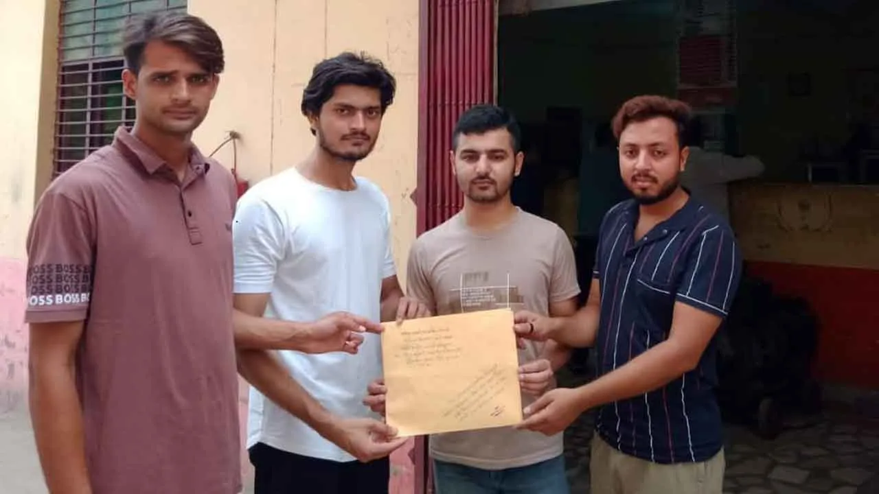 नेशनल हाइवे से जुड़ी समस्याओं के निवारण हेतु भेजा पत्र