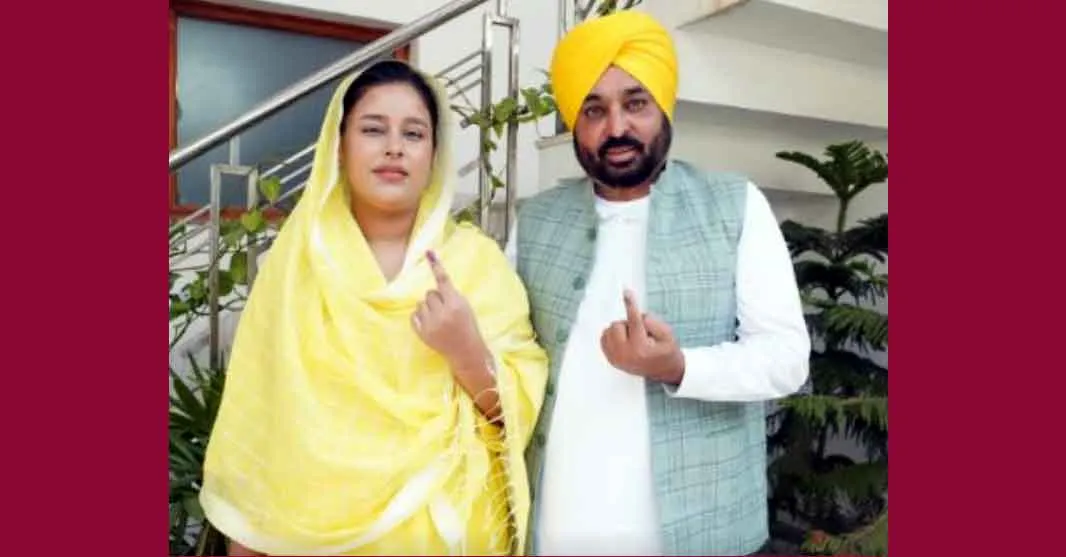 Punjab Lok Sabha Election 2024: मुख्यमंत्री भगवंत मान ने अपने परिवार के साथ मतदान किया