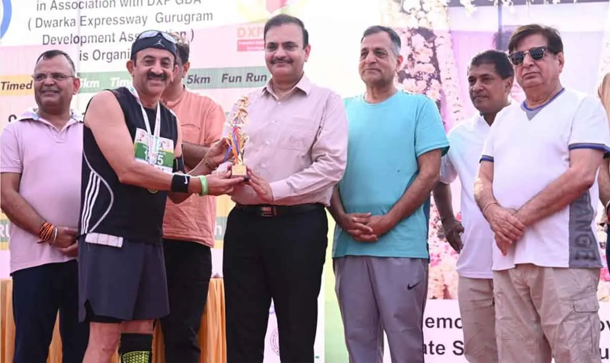 रन फॉर ग्रीन मैराथन में लोगों ने शहर को हरा-भरा बनाने का दिया संदेश