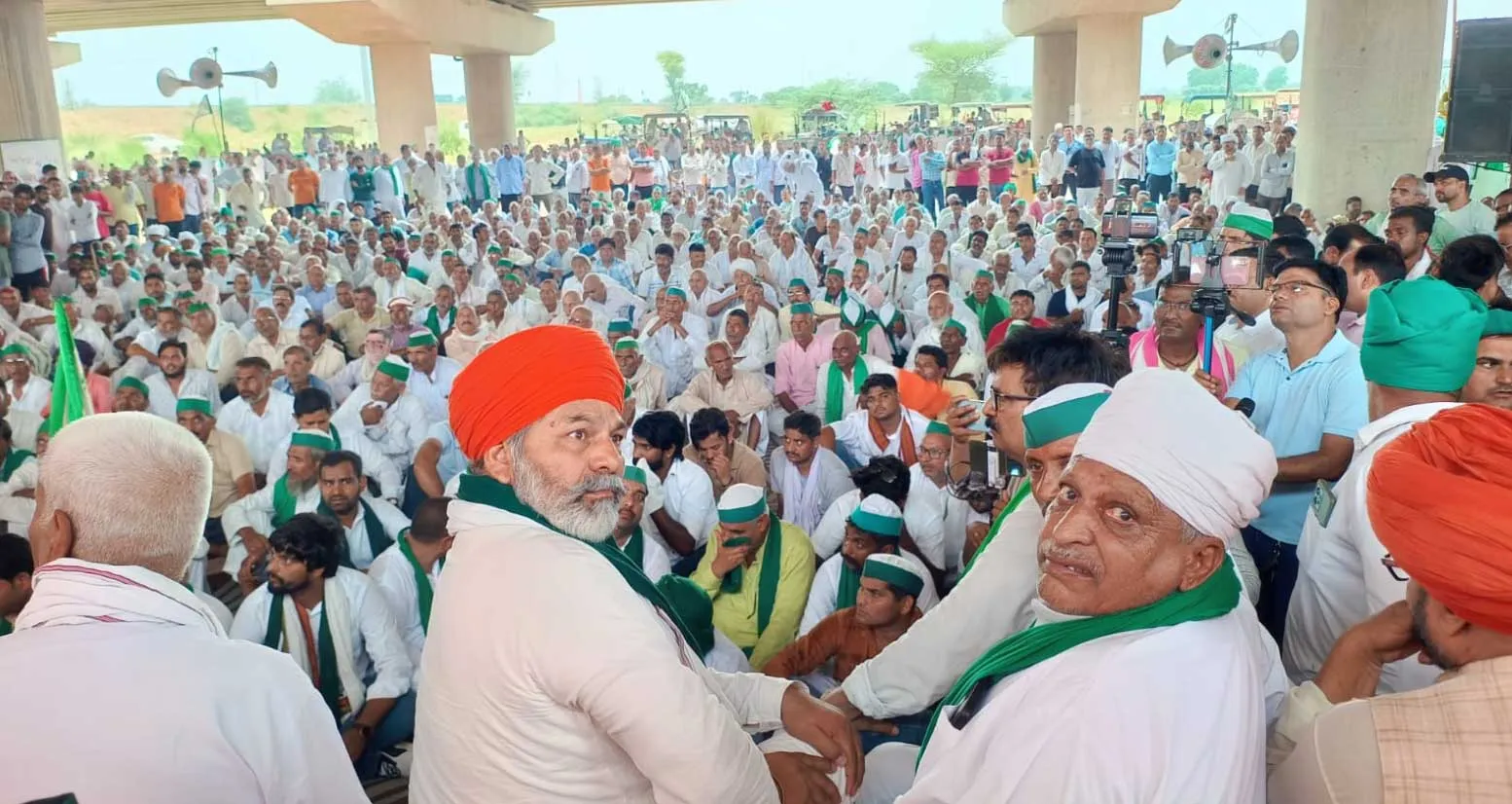 किसानों की समस्याओं का हल निकाले प्रशासन, वरना बड़े आंदोलन के लिए तैयार रहे :राकेश टिकैत  