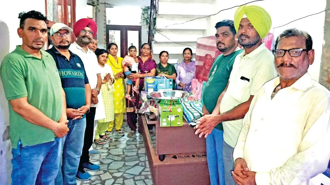 प्रताप नगर की साध-संगत ने जरूरतमन्द परिवार की बेटी की शादी में दिया सहयोग