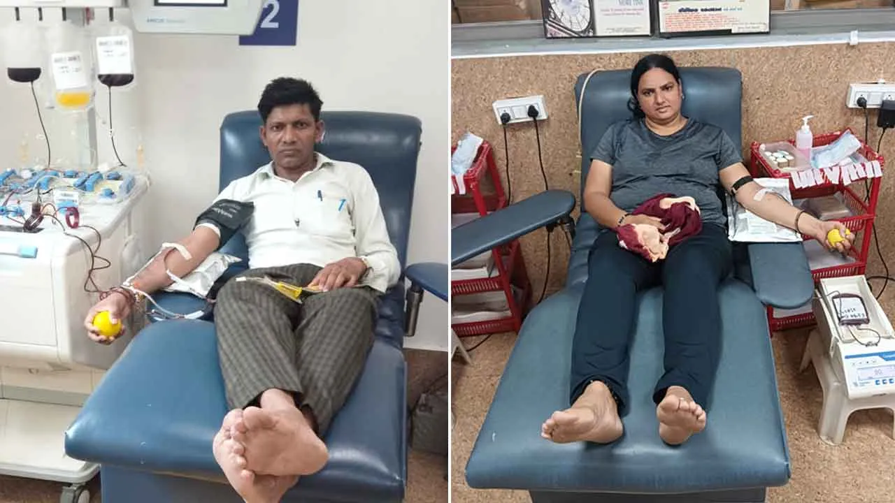 डेरा श्रद्धालुओं ने गुजरात में नि:स्वार्थ भाव से रक्तदान कर निभाया मानवता का फर्ज