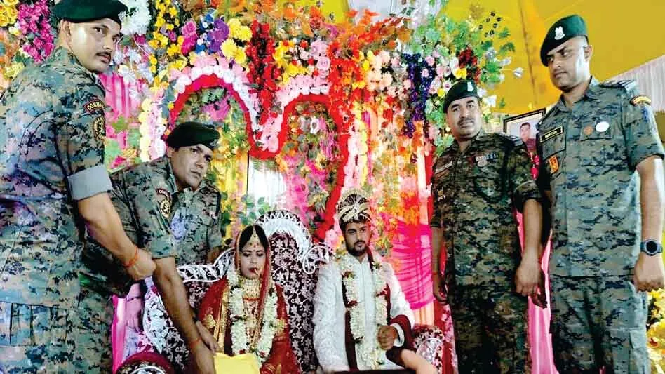 बेमिसाल: भाई हो गया था शहीद, शादी में पूरी बटालियन ने भाई बनकर निभाया भाई का फर्ज