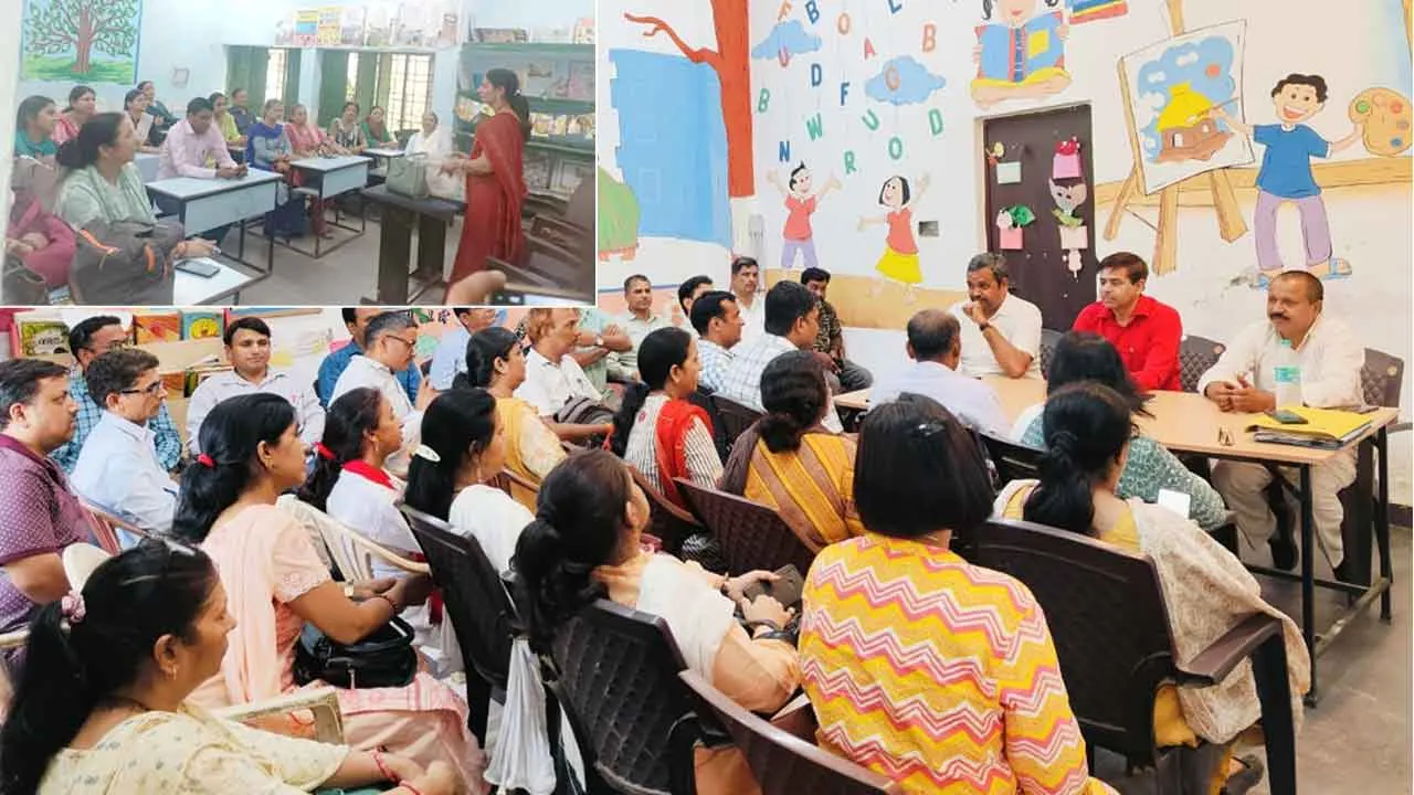 शिक्षक संघर्ष समिति ने मांगों को लेकर बनाई रणनीति