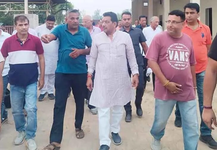 गोविंद कांडा ने नंदीशाला में विकास कार्यों का किया शुभारंभ