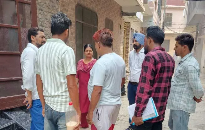जाखल में एक डेंगू मरीज मिलने से स्वस्थ विभाग हुआ अलर्ट, आसपास घरों का किया सर्वे कर की जांच