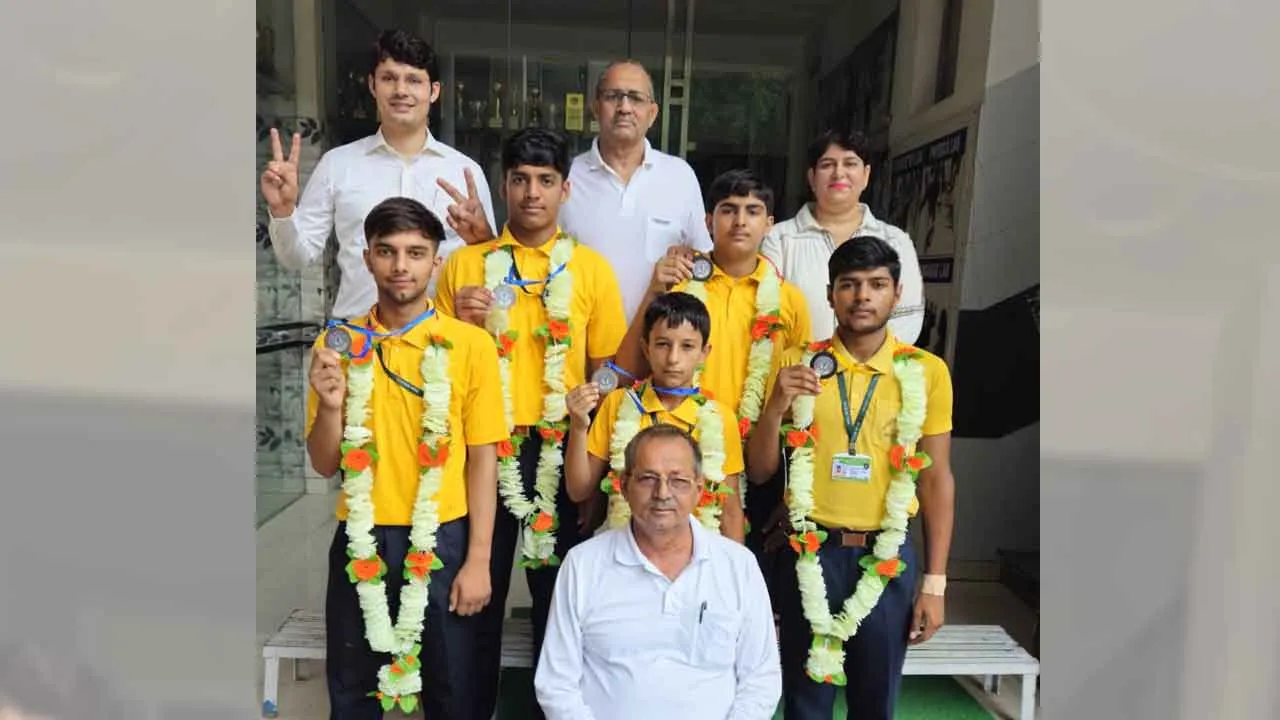 स्टेट ताइक्वांडो चैम्पियनशिप में प्रताप स्कूल के खिलाड़ियों ने जीते 5 पदक