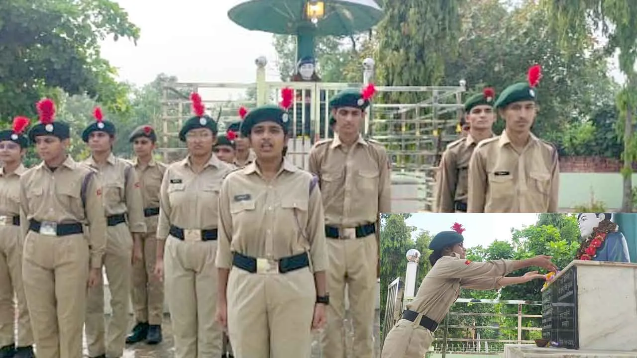 एनसीसी कैडेट्स ने शहीदों को श्रद्धांजलि देकर मनाया कारगिल विजय दिवस