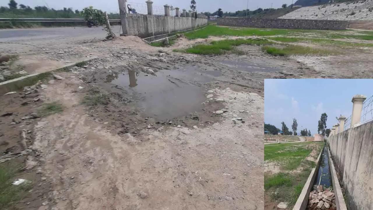 करोड़ों की लागत से बने इस पार्क में पशु चर रहे हैं घास, जानिये…