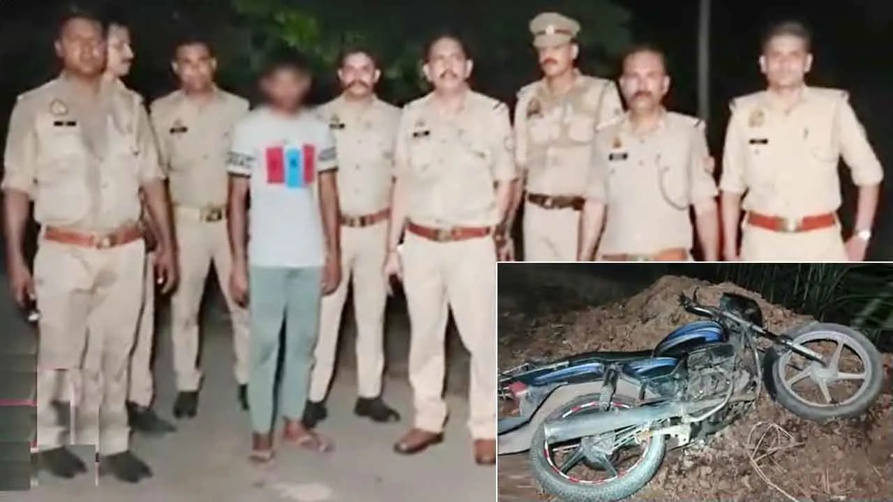 पुलिस व बदमाशो की मुठभेड में एक बदमाश घायल