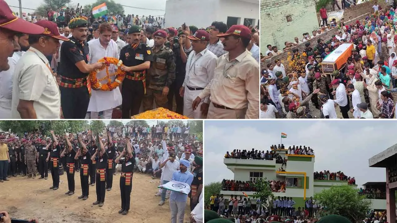 राष्ट्रीय राइफल्स के पैरा कमांडो लांस नायक प्रदीप नैन का राजकीय सम्मान के साथ हुआ अंतिम संस्कार