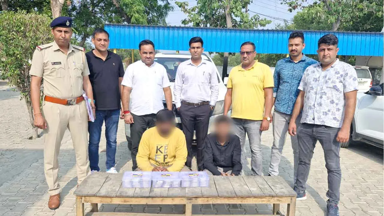 कलेक्शन ऐजेंट से 26 लाख रूपए लूट की वारदात में गिरफ्तार दोनों आरोपियों को जेल भेजा