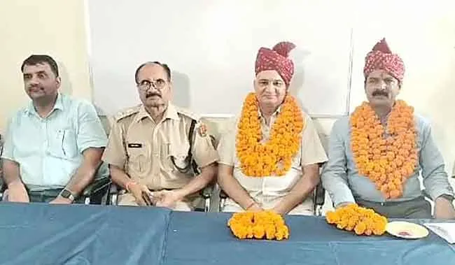 इंस्पेक्टर फूलसिंह व सब इंस्पेक्टर सुरेश कुमार सेवानिवृत्त