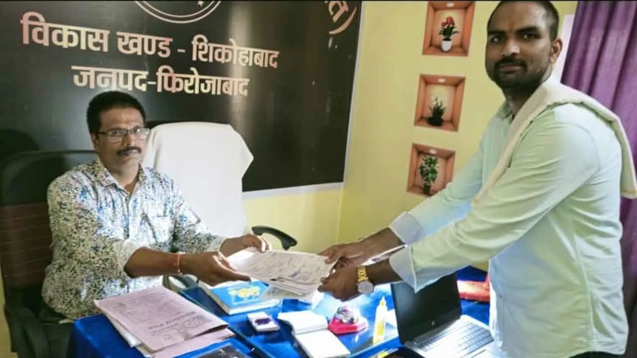 जेबड़ा में 4 व मरघटी जलालपुर में 3 प्रत्याशियों ने किया नामांकन