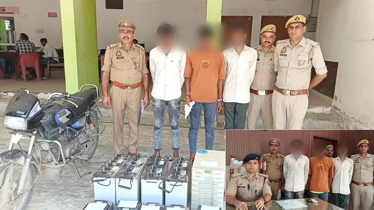 पेट्रोल पंप से हुई लूट का पुलिस ने 24 घंटे में किया खुलासा