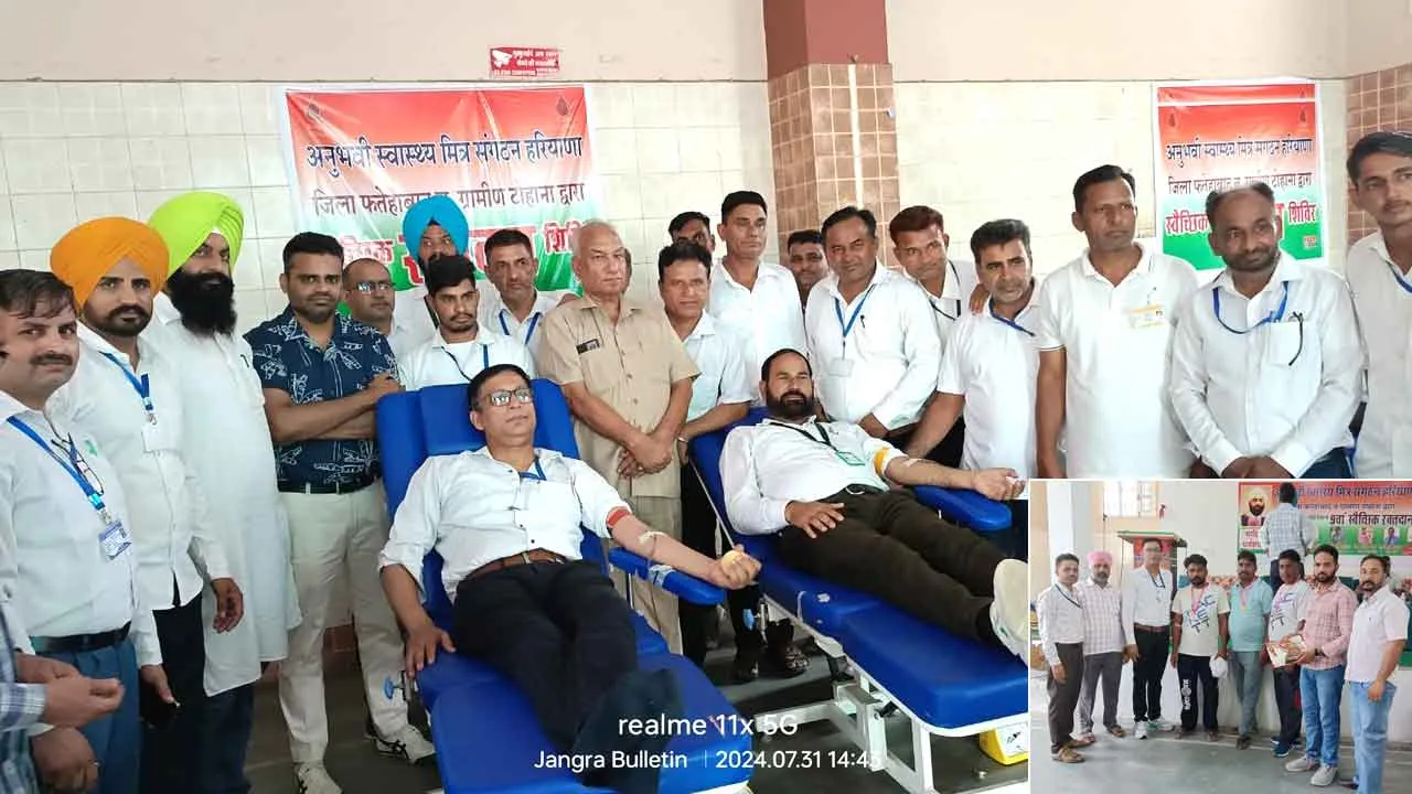 शाह सतनाम जी ग्रीन एस वेलफेयर फोर्स विंग के सेवादारों का समाज सेवा में उल्लेखनीय योगदान: स्वास्थ्य मित्र प्रवक्ता रघुबीर जांगड़ा