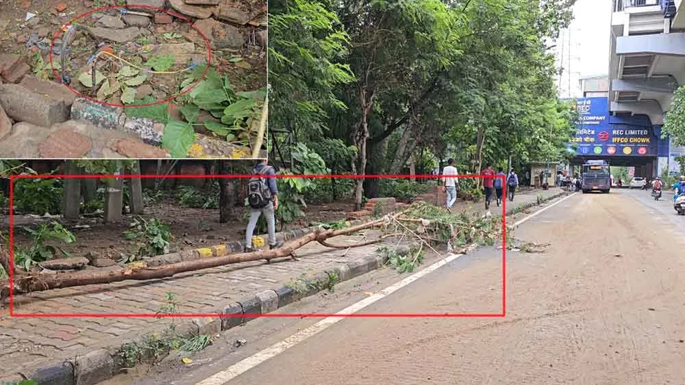 गुरुग्राम के इफको चौक पर करंट लगने से तीन की मौत