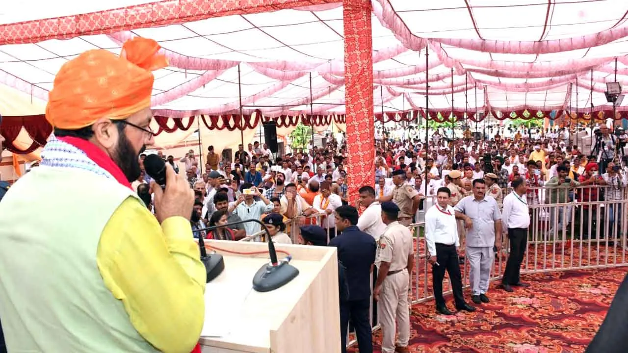 अग्रोहा के विकास के लिए मुख्यमंत्री की बड़ी घोषणा