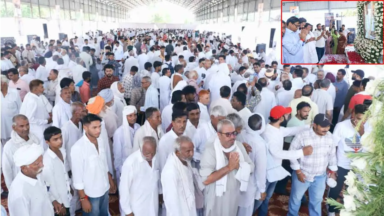 पंडित होशियारी लाल शर्मा को श्रद्धांजलि देने उमड़ा जनसैलाब