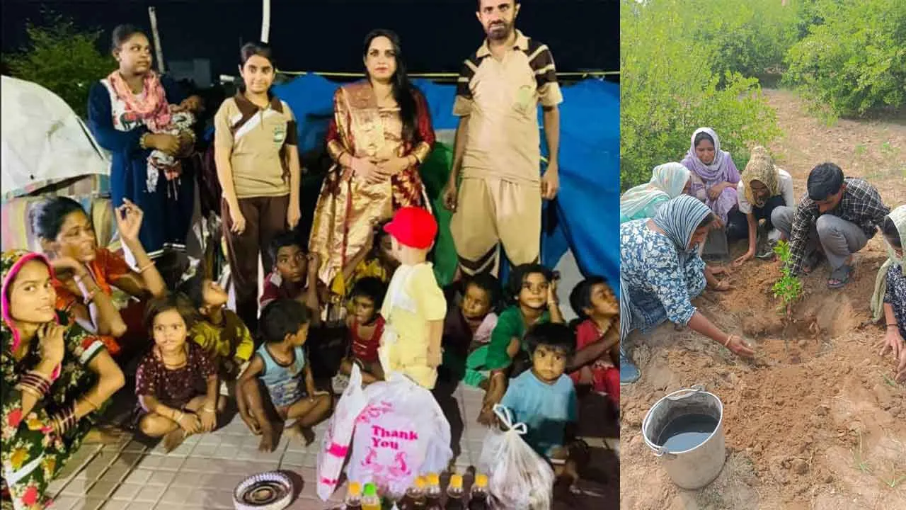 प्रेमी सेवक दीपक इन्सां ने अपने बेटे सौगात का जन्मदिन जरूरतमंद बच्चों के साथ मिलकर मनाया