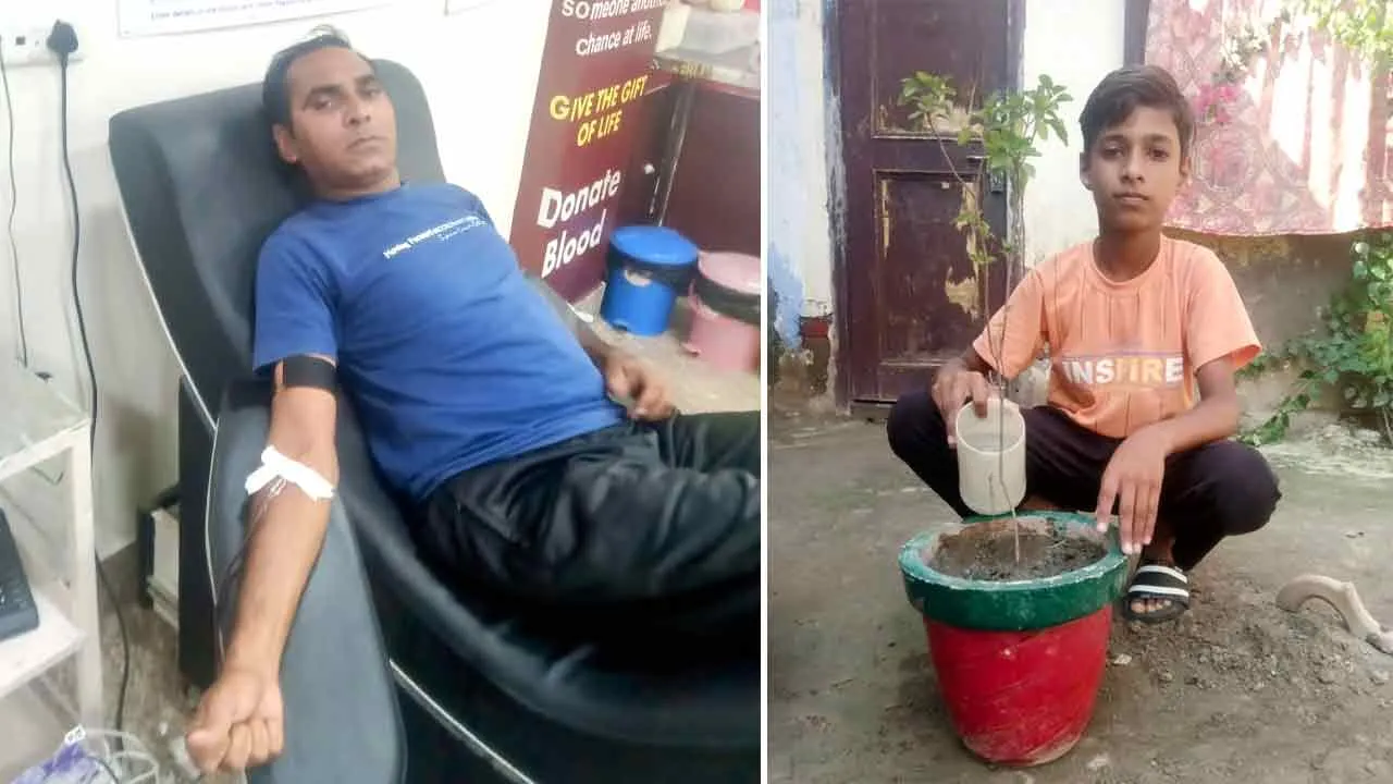 साहिल इन्सां ने बेटे के जन्मदिन पर किया खूनदान