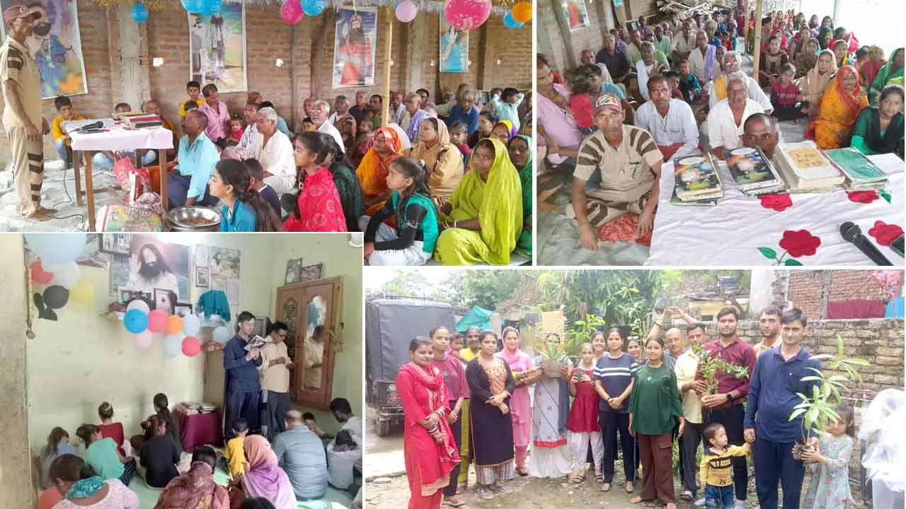 डेरा सच्चा सौदा की साध संगत ने विभिन्न प्रांतों में नामचर्चाएं और पौधारोपण कर मनाया MSG भंडारा