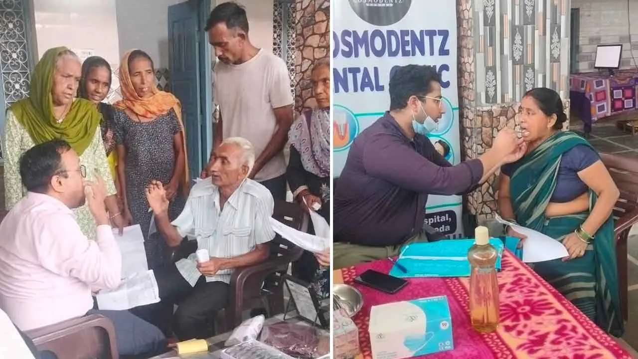 81 मरीजों की आखों फ्री जांच, 7 मरीजो का होगा ऑपरेशन