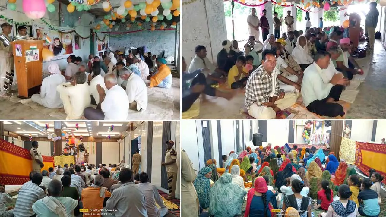 मध्य प्रदेश में डेरा सच्चा सौदा की साध संगत ने 57वां अवतार दिवस धूमधाम से मनाया