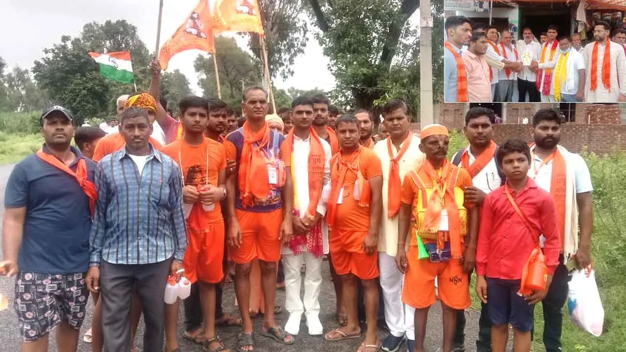 प्रजापति समाज ने निकाली जलाभिषेक यात्रा