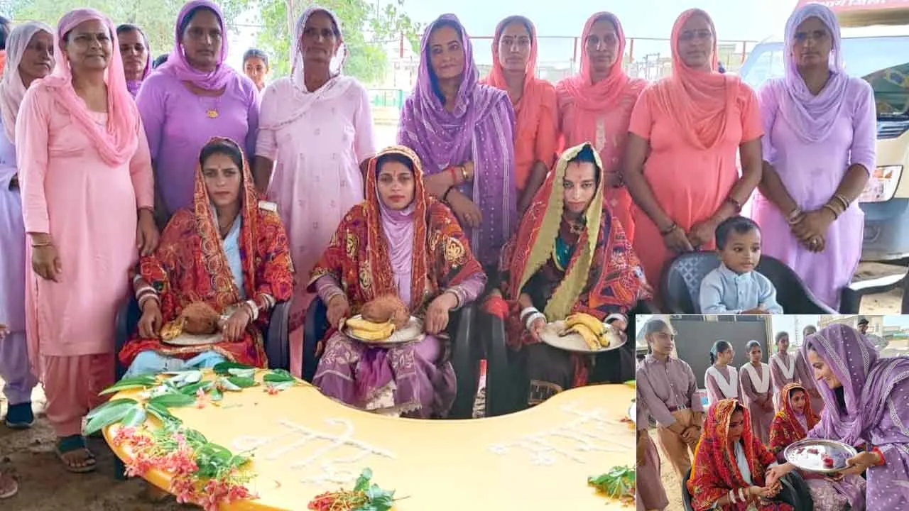 नाथूसरी कलां में बेटी बचाओ-बेटी पढ़ाओ अभियान के तहत लोगों को किया जागरूक
