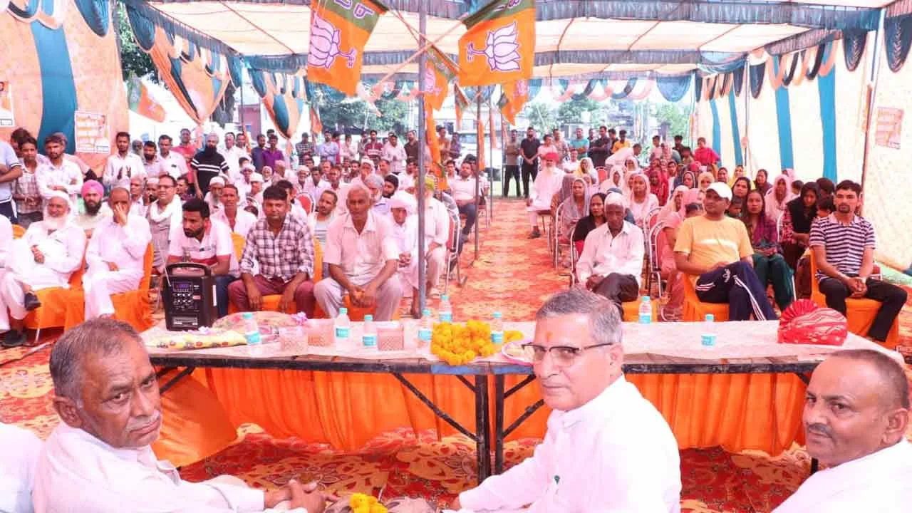 जगाधरी विधानसभा में जारी नॉन-स्टॉप विकास, जनता को सिर्फ भाजपा सरकार पर विश्वास- कंवरपाल गुर्जर