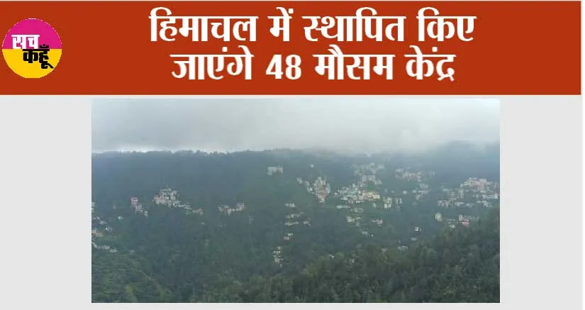 Himachal Weather: हिमाचल में स्थापित किए जाएंगे 48 मौसम केंद्र