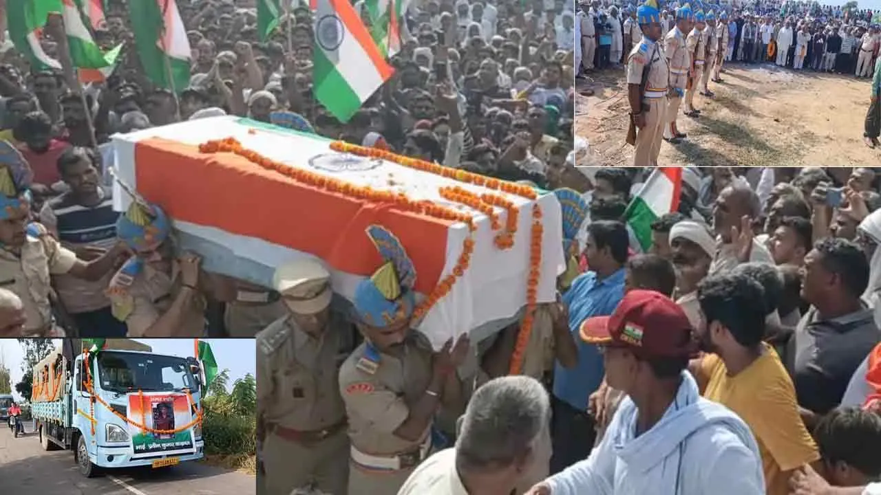 सीआरपीएफ जवान का राजकीय सम्मान के साथ पैतृक गांव काब्रच्छा में हुआ अंतिम संस्कार