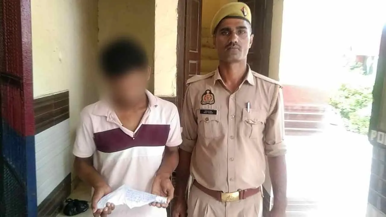 युवक से अवैध तमंचा व कारतूस बरामद, भेजा जेल
