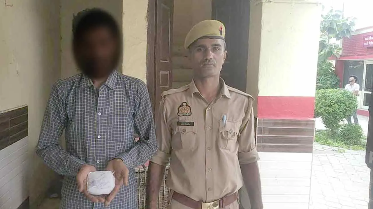 130 ग्राम मादक पदार्थ चरस बरामद, आरोपी गिरफ्तार