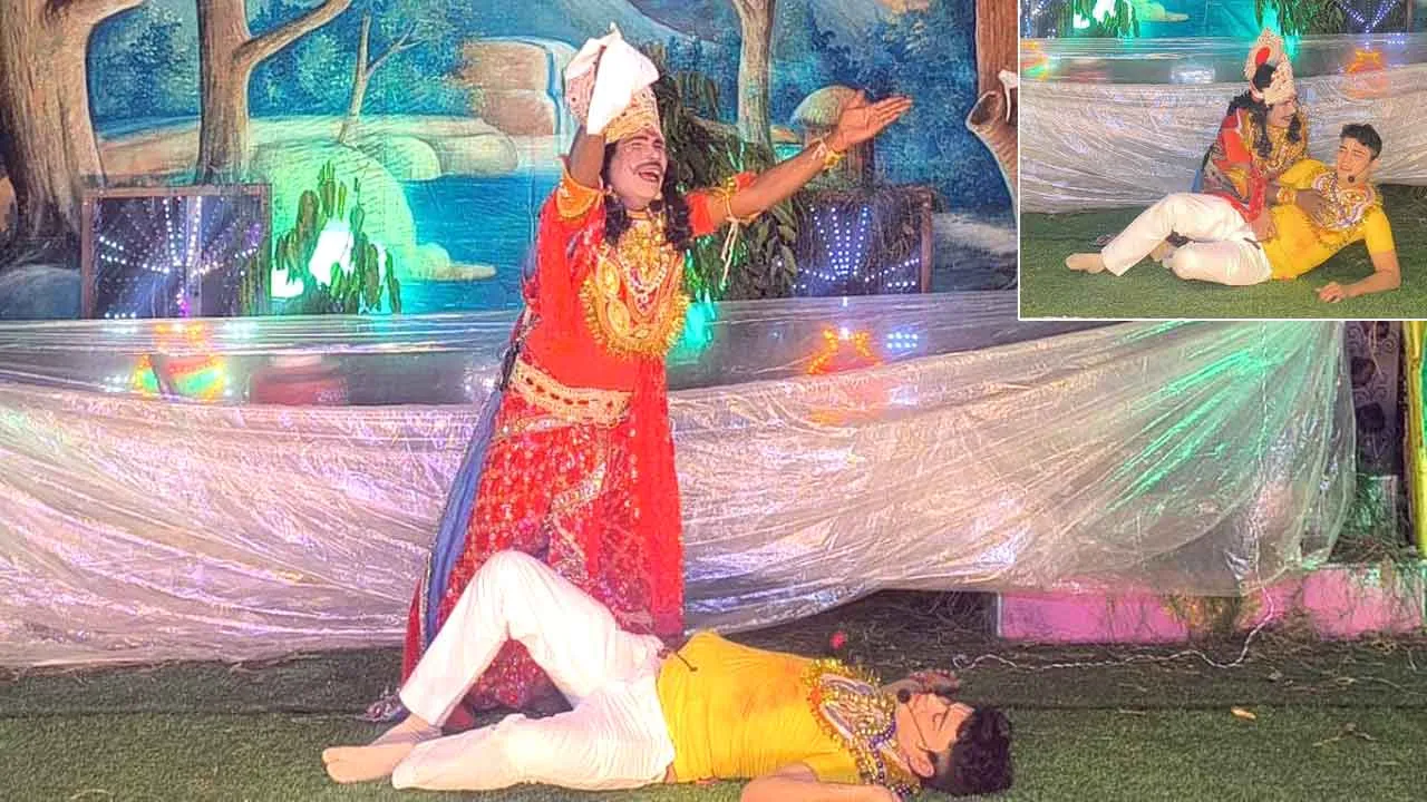 श्रवण लीला देखकर भाव-विभोर हुए श्रद्धालु, श्रीराम का हुआ जन्म