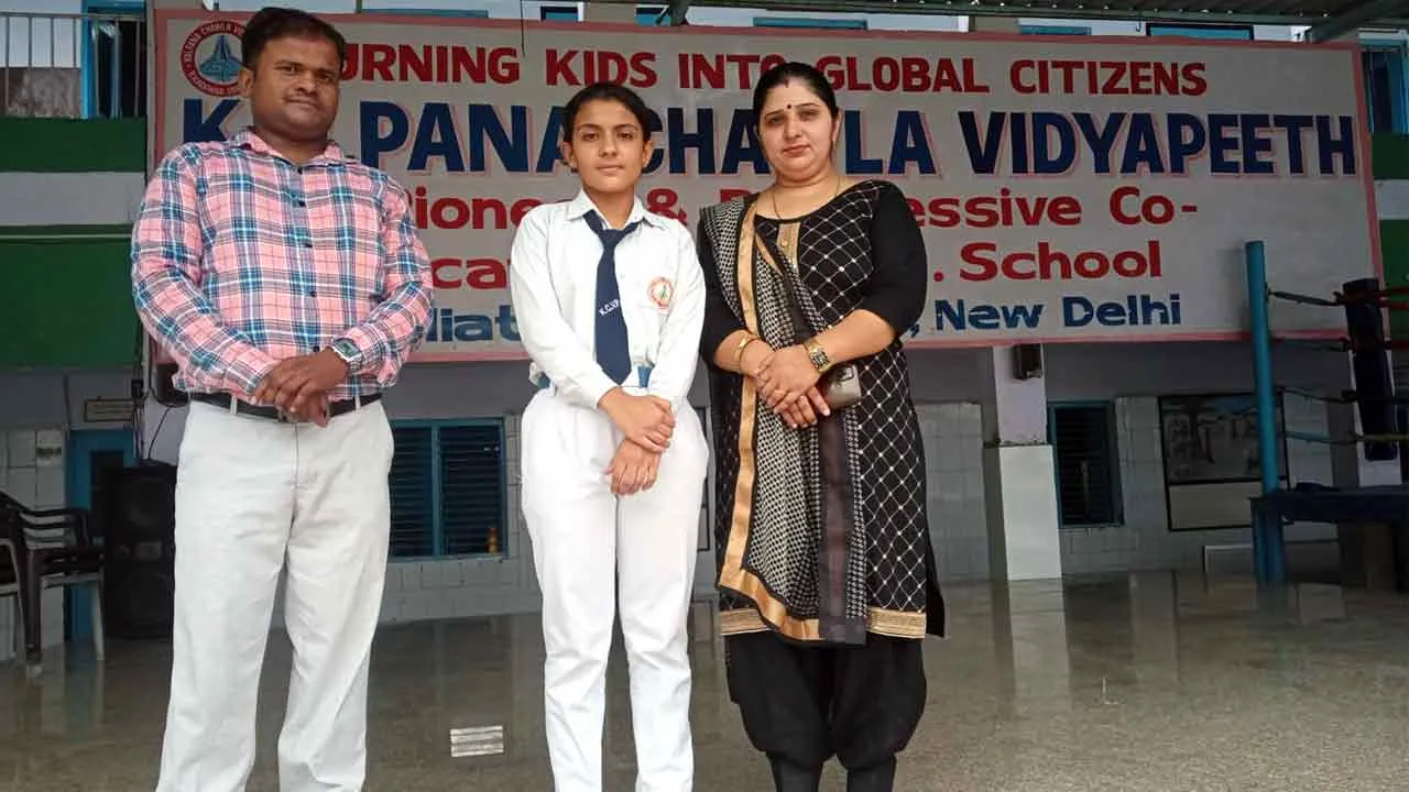 नेशनल साइंस प्रतियोगिता में कल्पना चावला स्कूल की अनुष्का ने किया टॉप