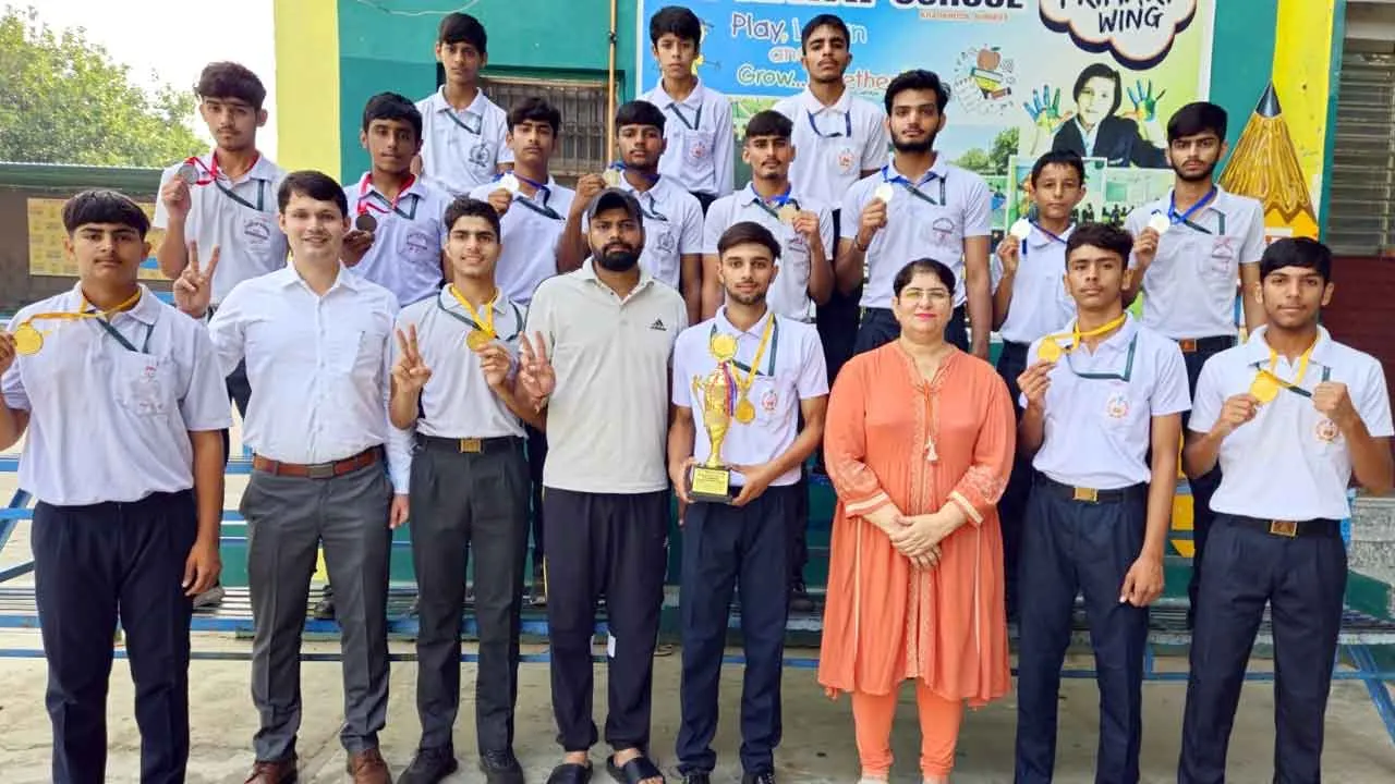 सीबीएसई ताएक्वांडो चैम्पियनशिप में प्रताप स्कूल बना ओवरऑल चैम्पियन