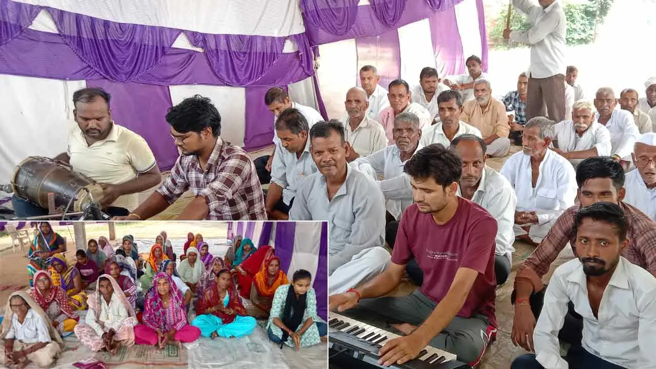 ब्लाक मोरना की साध-संगत ने गुरु गद्दी नशीन दिवस पर खुशियां मनाई