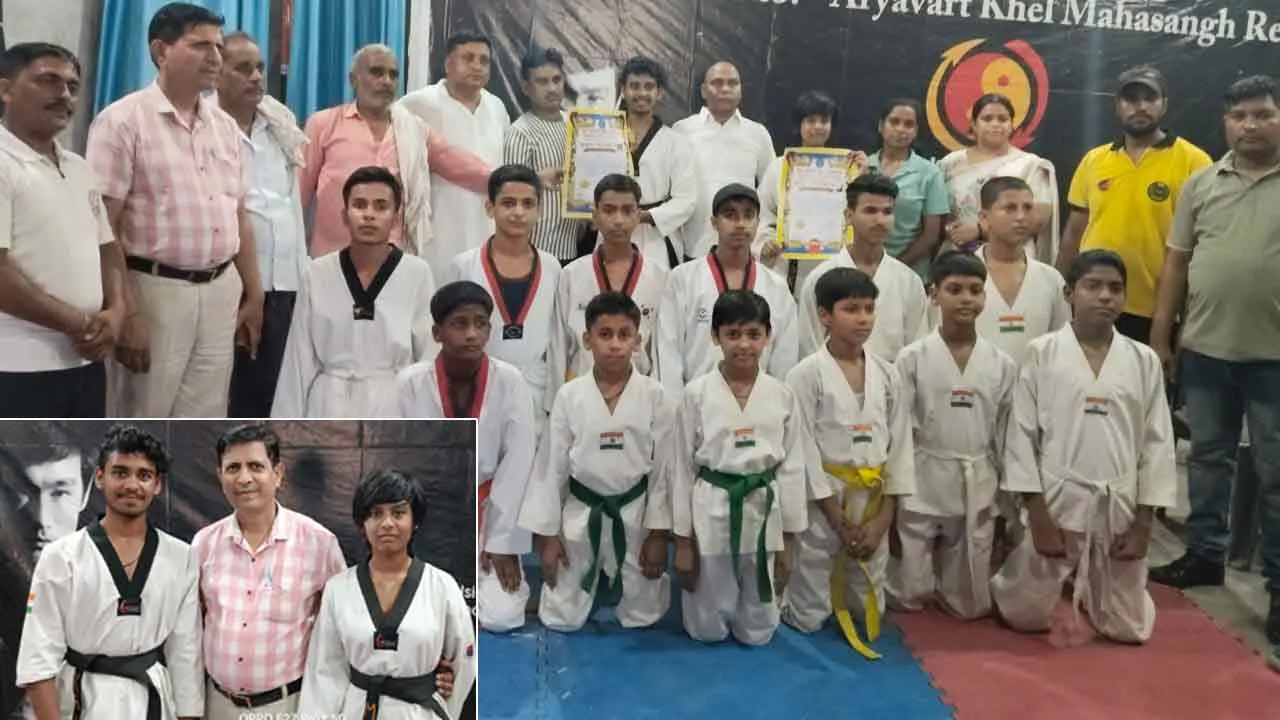 मार्शल आर्ट्स में इन 2 बच्चों ने पास किया ब्लैक बेल्ट टेस्ट, अभिभावकों के चेहरे पर दिखी मुस्कान…